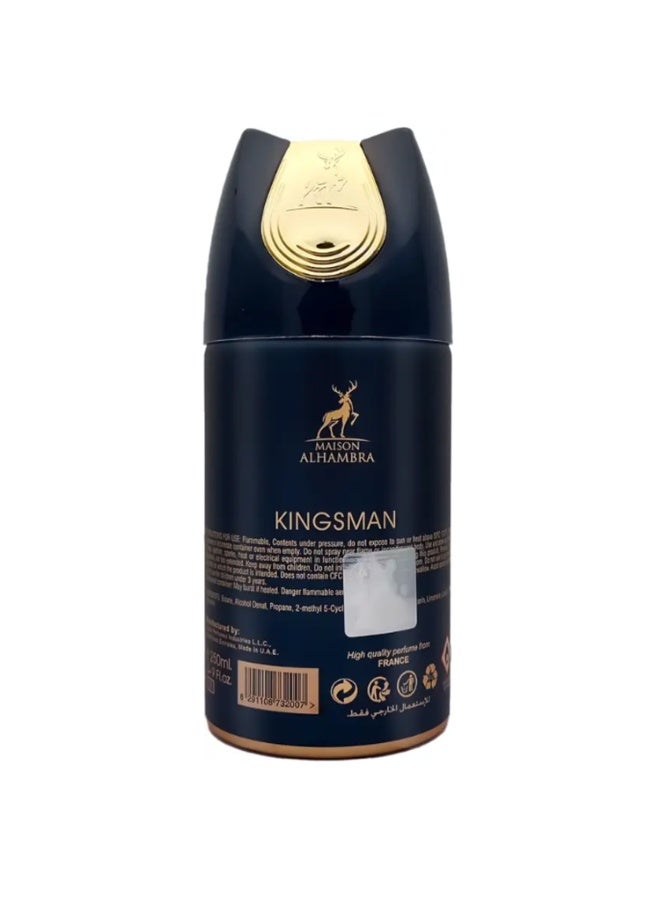 MAISON ALHAMBRA KINGSMAN For Men Body Spray 250Ml - Image 2