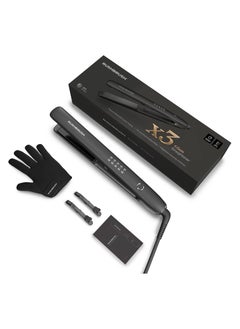 Rush Brush X3 Glam Straightener Black, Titanium Plates, Ionic, 230C  - Image 1
