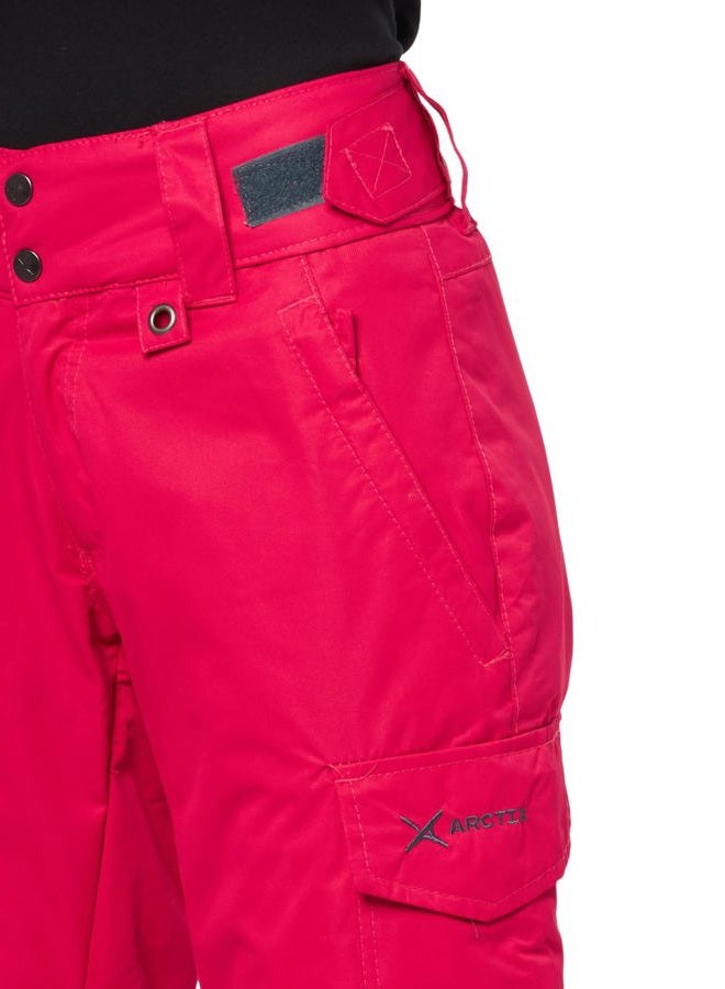 Arctix Women's Snow Sports Insulated Cargo Pants, Rose, Large - Image 3