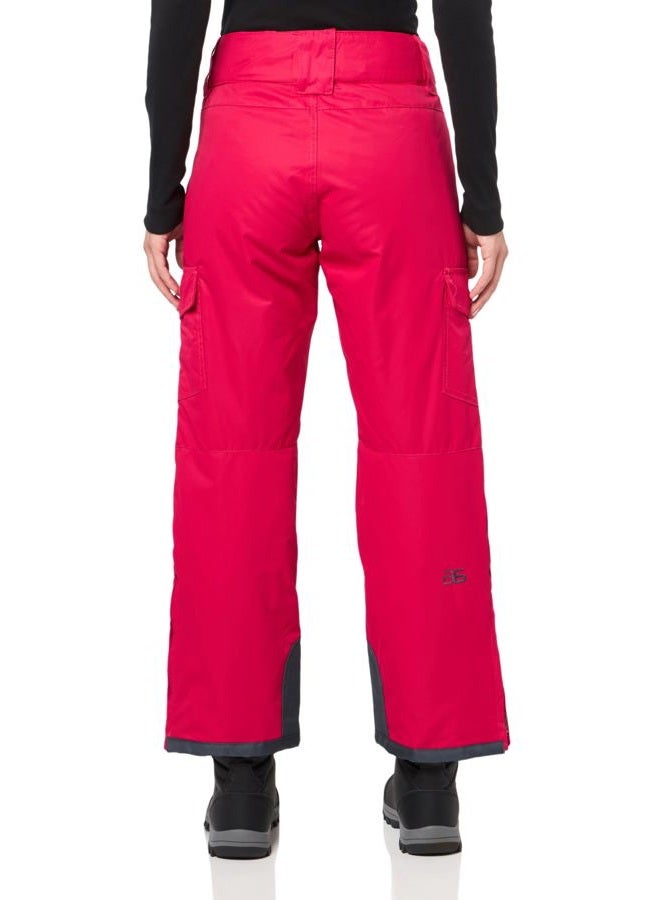 Arctix Women's Snow Sports Insulated Cargo Pants, Rose, Large - Image 2