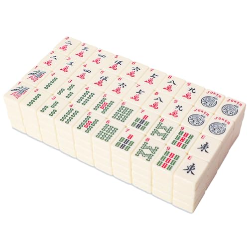 GUSTARIA 12 American Mahjong Tiles 160 American Mahjong Tiles Tiles Only No Dice and Other Accessories - Image 1