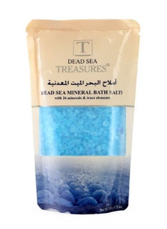 Treasures Dead Sea Mineral Bath Salt Blue - 240g  - Image 1