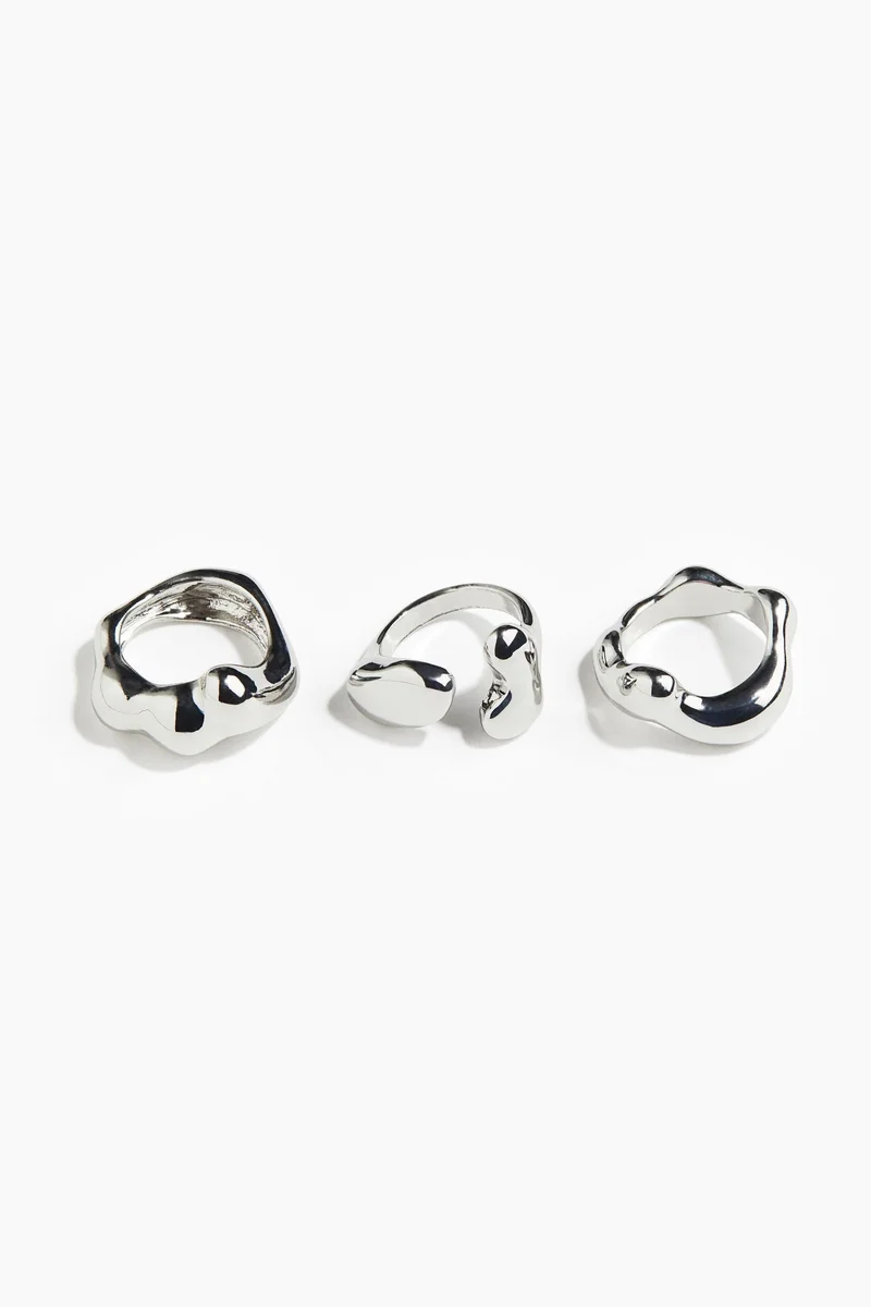H&M 3-pack rings