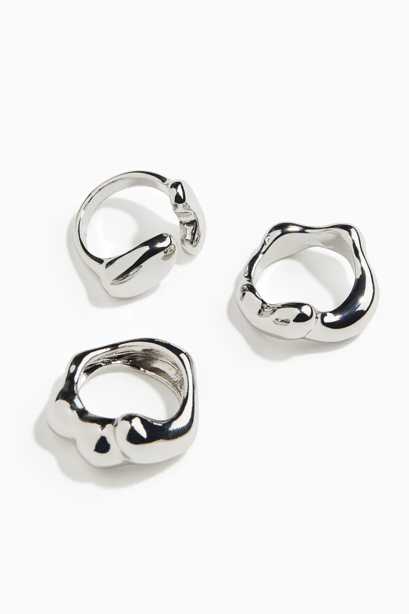 H&M 3-pack rings