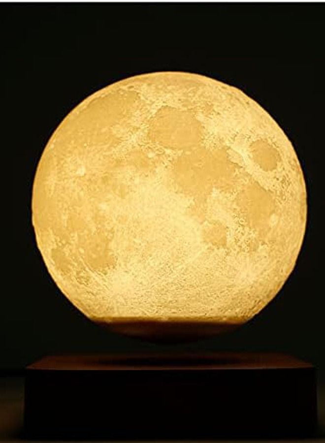 Generic Encalife 3D Moon Floating Night Light | Magnetic
