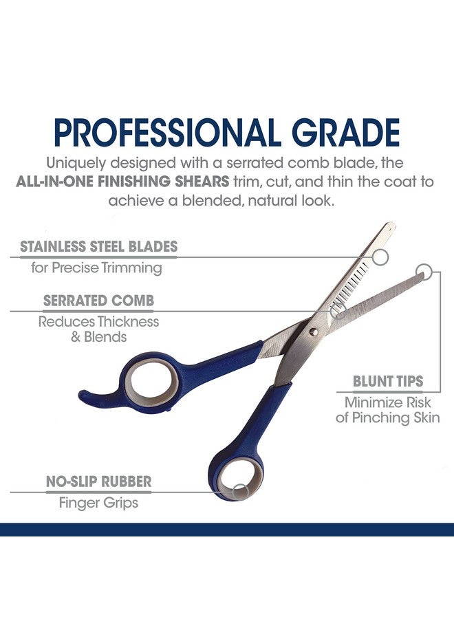 Four Paws Magic Coat Professional Series All-in-One Finishing Shears for Dogs, Dog Grooming Scissors, 1 Count - Image 2