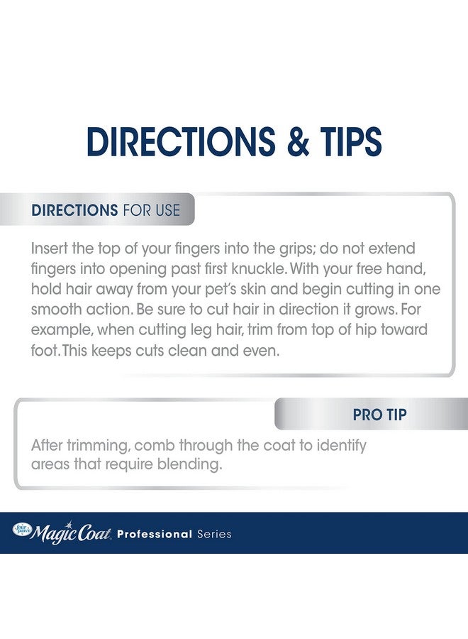 Four Paws Magic Coat Professional Series All-in-One Finishing Shears for Dogs, Dog Grooming Scissors, 1 Count - Image 5