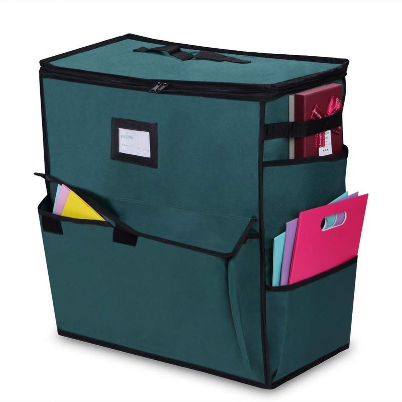ProPik Unique Holiday Storage Organizer for Gift Bag and Wrapping Accessories (Green) - Image 2