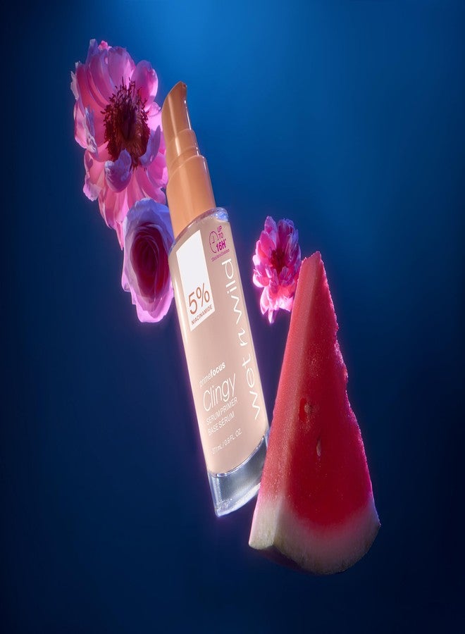 Wet N Wild سيروم برايمر كلينجي من ويت إن وايلد، مرطب ومضيء مع 5% نياسيناميد و8% جليسرين، يدوم طويلاً لمدة 16 ساعة، تركيبة تعزز البشرة بلمسة رطبة، خالية من القسوة - Image 4