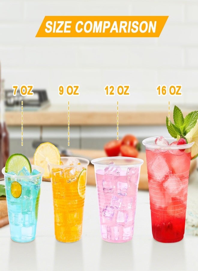 BYSNOW 500 Pack 7 oz Clear Plastic Cups, Disposable Drinking Cups, Cold Water Cups for Party, Wedding, BBQ, Graduation, Picnic, Travel, Holiday, Events, Birthday - Image 4