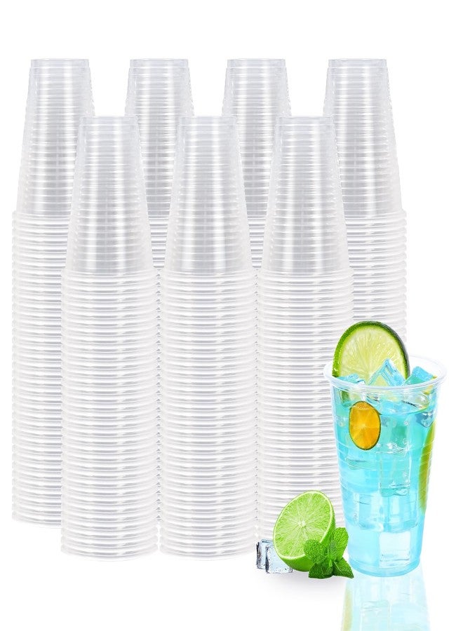 BYSNOW 500 Pack 7 oz Clear Plastic Cups, Disposable Drinking Cups, Cold Water Cups for Party, Wedding, BBQ, Graduation, Picnic, Travel, Holiday, Events, Birthday - Image 1