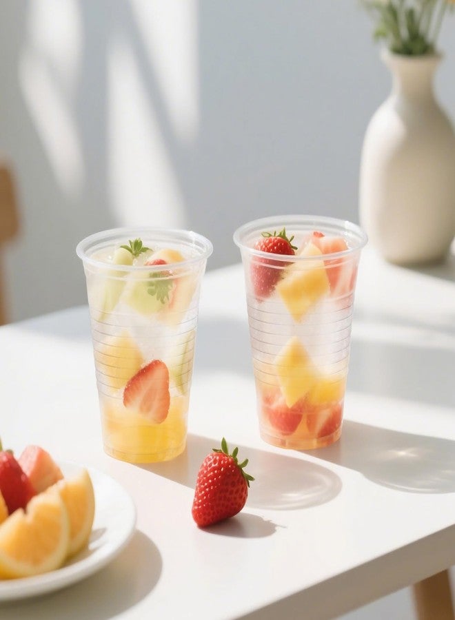 BYSNOW 500 Pack 7 oz Clear Plastic Cups, Disposable Drinking Cups, Cold Water Cups for Party, Wedding, BBQ, Graduation, Picnic, Travel, Holiday, Events, Birthday - Image 5