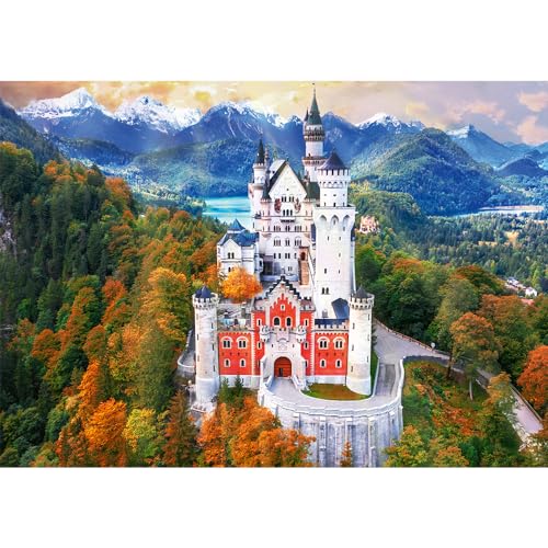Trefl Neuschwanstein Castle Germany 1000 Jigsaw Puzzle Premium Plus Photo Odyssey 27x19 Unique Photographic Series Perfect Matching of Elements for Adults and Children from 14 Years Old - Image 5