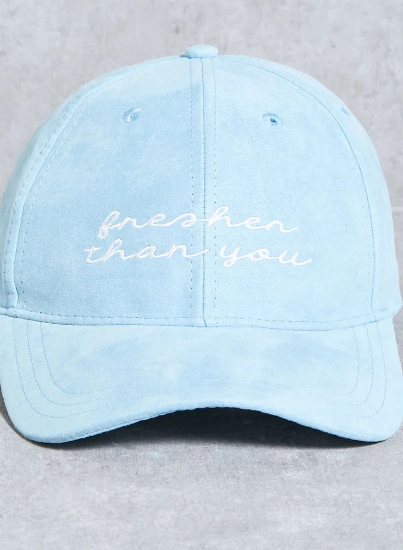 Missguided Faux Suede Cap