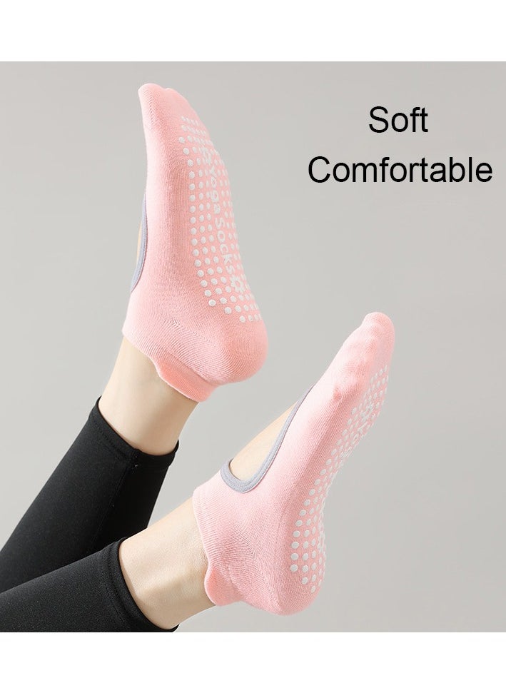 Generic 6 Pairs Anti Slip Yoga Socks For Women，Non Slip Socks Pilates Socks For Yoga，Pilates，Ballet，Dance，Workout  - Image 5
