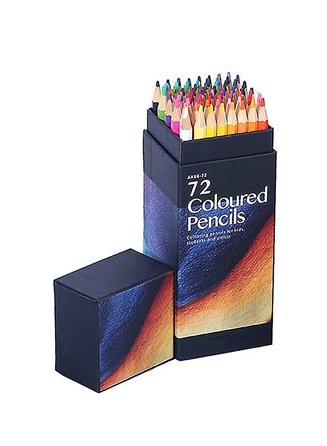 Generic 72 Colour Pencil Set for Adult Artist Children's Professional Oil Paint Wood Drawing Pencils  - Image 1