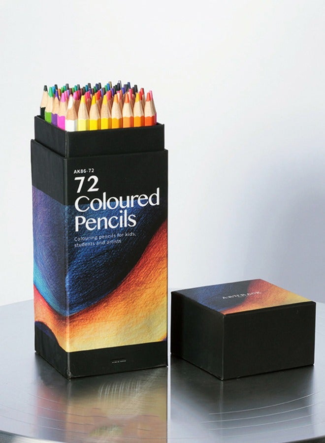 Generic 72 Colour Pencil Set for Adult Artist Children's Professional Oil Paint Wood Drawing Pencils  - Image 2