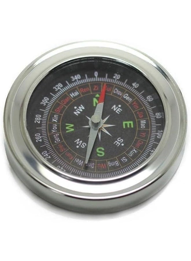 Portable Compass metal Compass Outdoor Navigation Tool for Camping Hiking Tourist large - Image 2