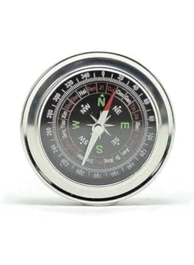 Portable Compass metal Compass Outdoor Navigation Tool for Camping Hiking Tourist large - Image 1