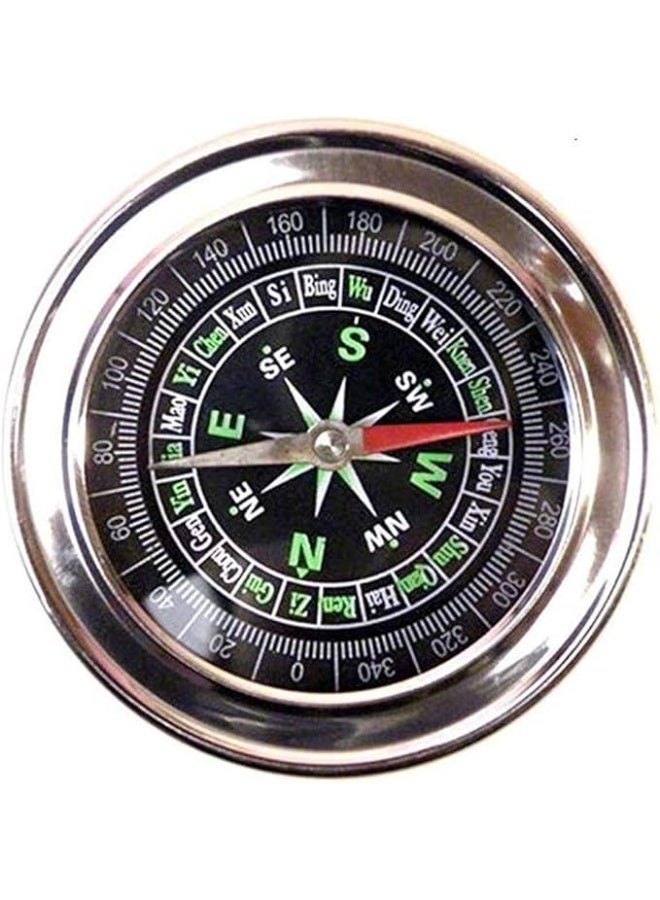 Portable Compass metal Compass Outdoor Navigation Tool for Camping Hiking Tourist large - Image 3