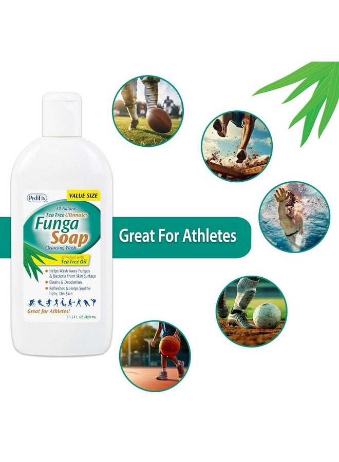 PediFix FungaSoap Cleansing Wash - 13.5 fl. oz (Packaging May Vary) - Image 3