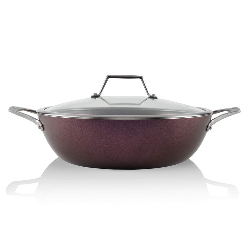 TECHEF Art Pan Collection 5 Qt 12in Nonstick All Purpose Chef Pan with Cover Made in Korea 5quart Chef Pan