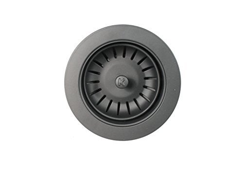 Plumb Pak KEENEY K1439BLK Deep Thread Cast Brass Kitchen Sink Strainer, 3.5-Inch Opening, Black - Image 5