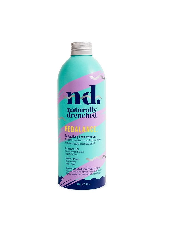 Naturally Drenched Rebalance Preconditioner Hair Treatment For Dry Damaged Or Color Treated Hair ; Vegan Phalate & Parabenfree ; 13.5 Ounces - Image 1