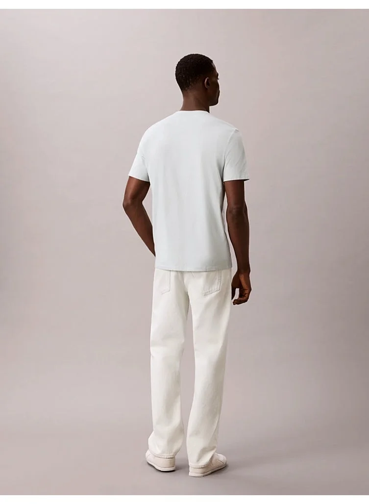 Calvin Klein Jeans Pale Meadow Monogram Logo T-Shirt for Men | Best Price UAE