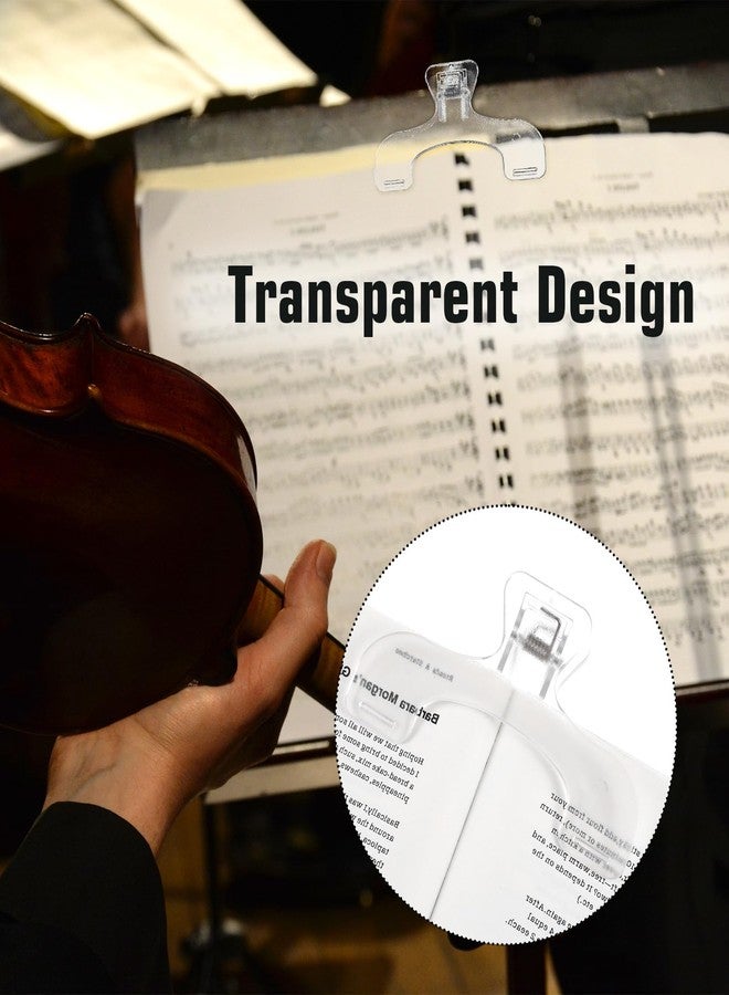ValueBargain 3Pcs Book Clips to Hold Book Open, Transparent Journal Clips to Hold Journal Open Page, Convenient for Reading Teaching & Fixing Manuscripts for Teachers & Clerks Bookmark Accessories - Image 3