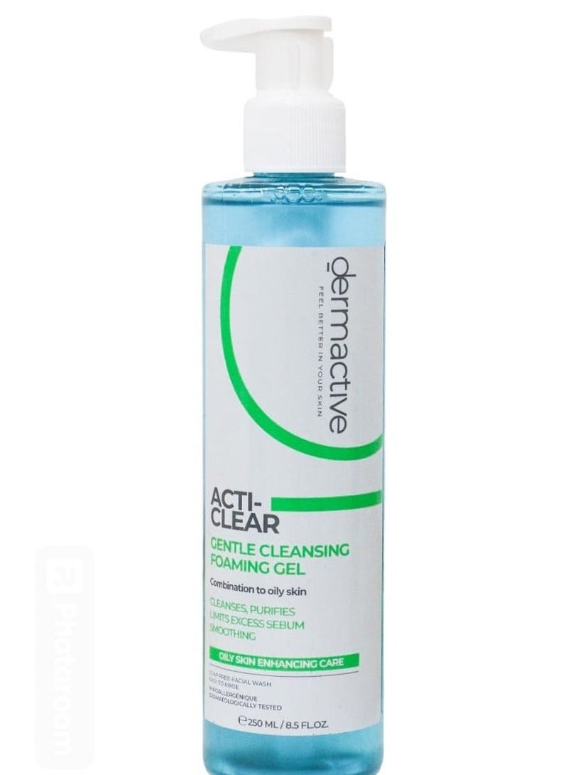 ديرماكتيف جل رغوي للتنظيف اللطيف أكتي-كلير 250 مل