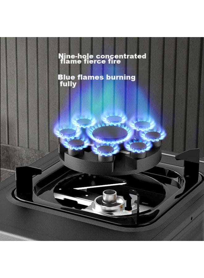 Konka Gas Stove, Single Burner Countertop Model, Government Subsidy, 5.2kw Natural Gas, Nine-chamber Intense Flame Stove, Black Easy-to Panel Jzt-kw07t - Image 2