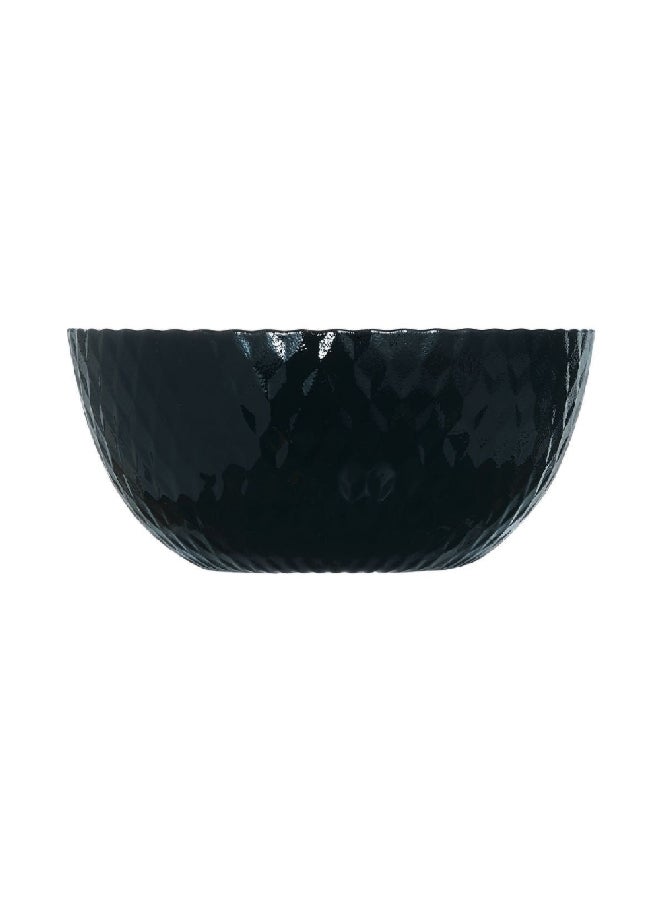 Luminarc Pampille Dishwasher And Microwave Safe Tempered Glass Multipurpose Bowl Black 13 Cm Q4621 - Image 2