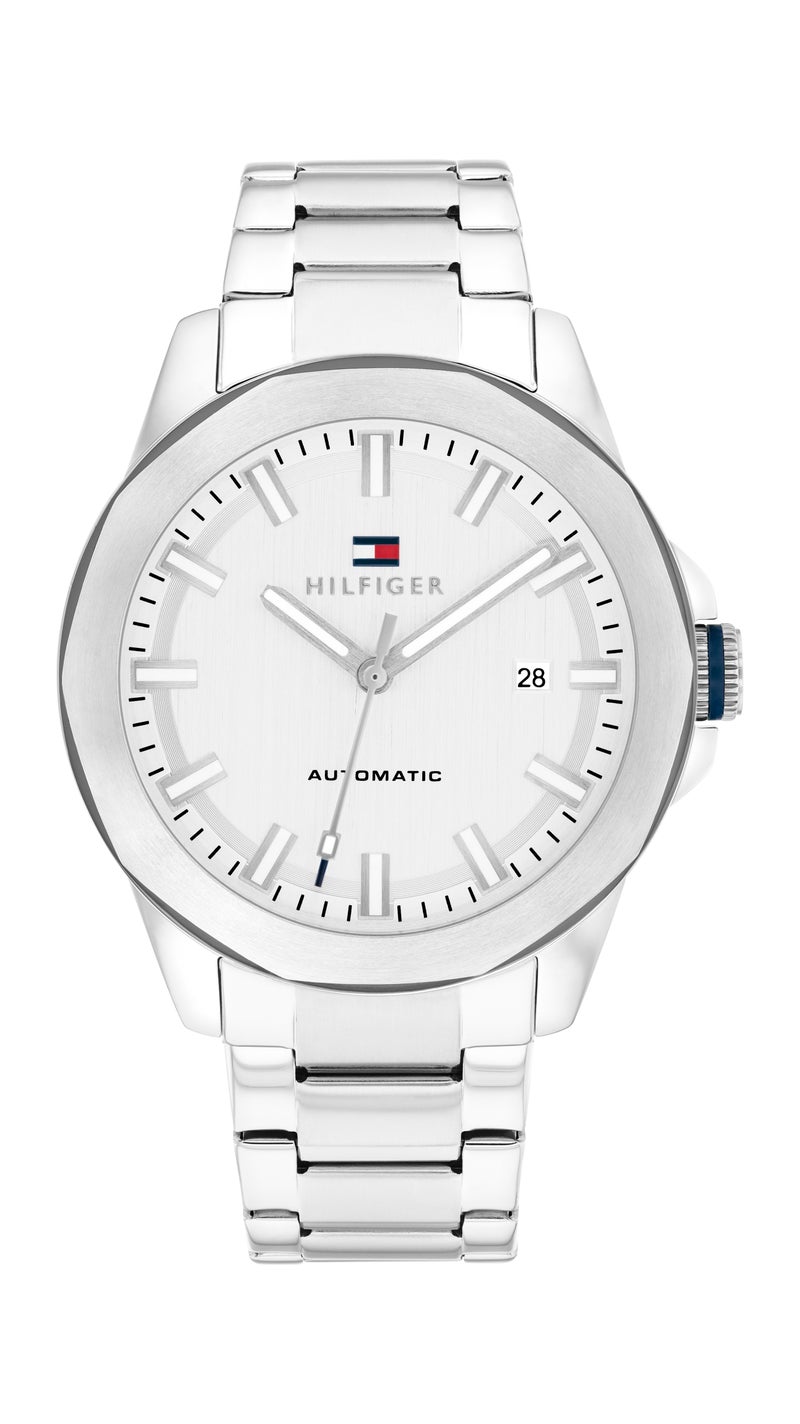 TOMMY HILFIGER Round Automatic Men'S Stainless Steel Case  Watch - Image 3