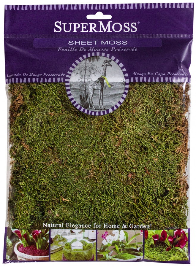 SuperMoss (21580) Sheet Moss Dried, Natural, 2 Ounce - Image 1