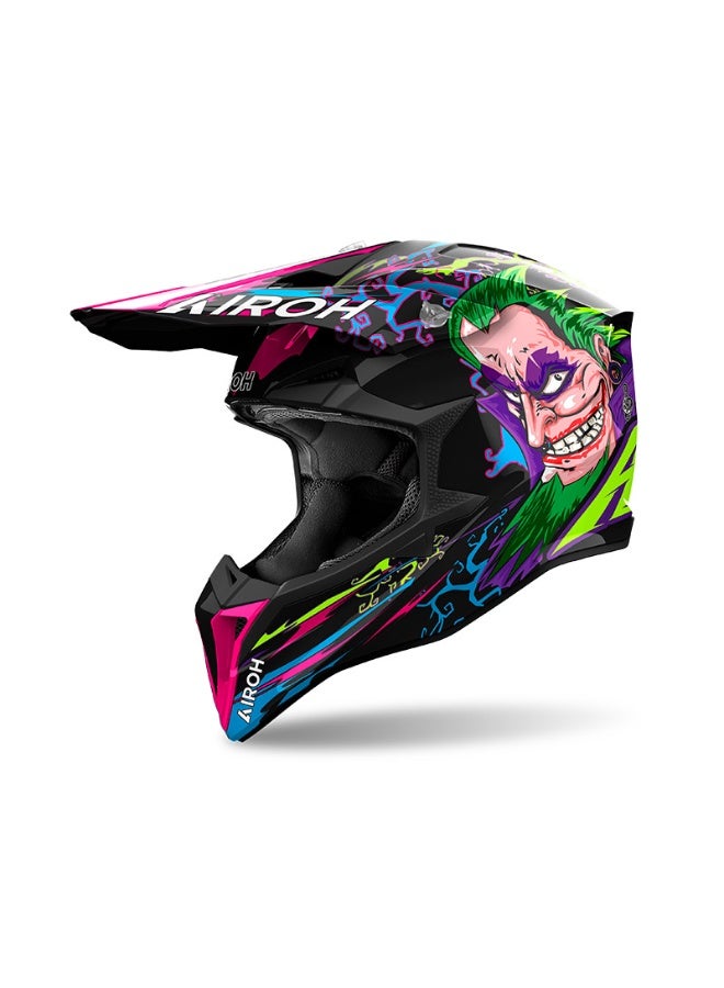 AIROH HELMET WRAAAP MUSIC BLK JOKER GLOSS - Image 1