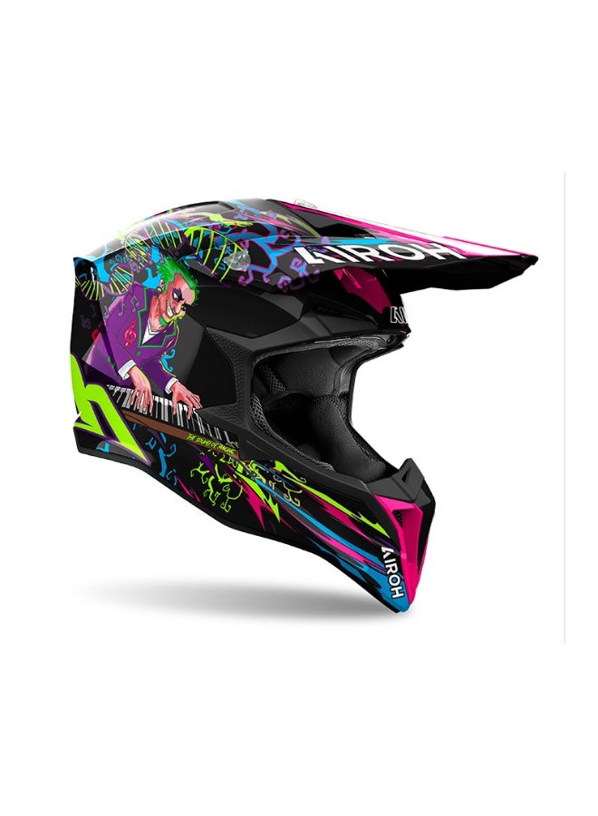 AIROH HELMET WRAAAP MUSIC BLK JOKER GLOSS - Image 2