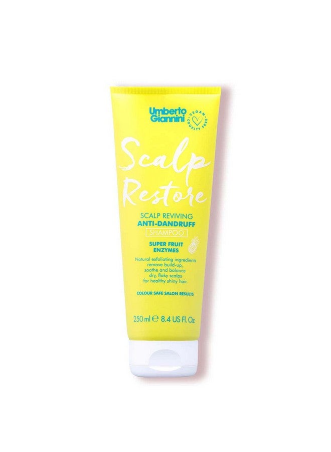 Umberto Giannini Scalp Restore Shampoo Vegan & Cruelty Free Scalp Reviving Antidandruff Formula With Super Fruit Enzymes 250 Ml - Image 1