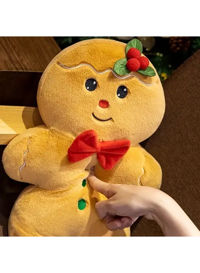 Gingerbread Man Plush Toy Christmas Tree Ornament Carnival Decor Gift - Image 4