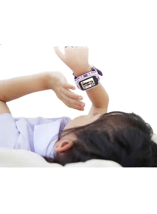 360 Children'S Smartwatch 11Xai, High-Definition Dual Camera, Waterproof, Gps Positioning, Long Battery Life, 4G Full Network, Video Calls, Sim Card Slot, Electronic Smartwatch For Students, Middle School Boys And Girls, Purple - Image 3