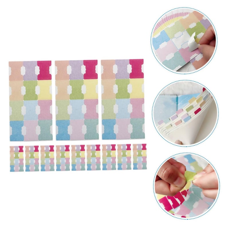 Writable Self Adhesive Index Tabs 12 Sheets Page Markers For Document Organization - Image 4