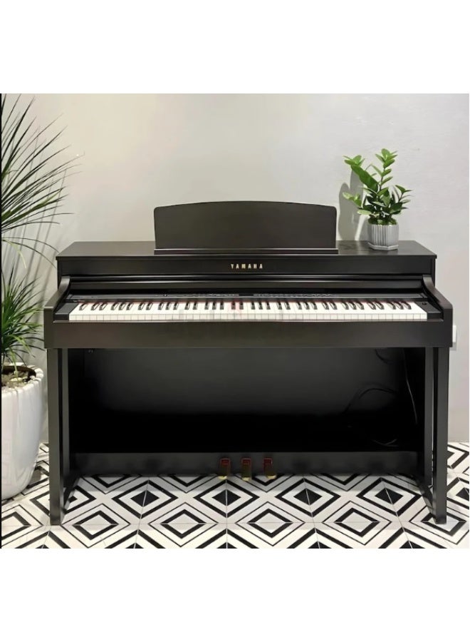 YAMAHA بيانو ياماها كلافينوفا CLP 470 الرقمي بتشطيب من خشب الورد - Image 1