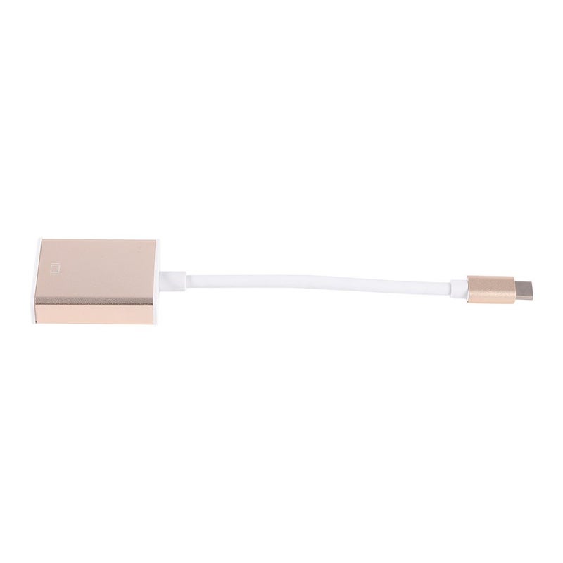 محول USB 3.1 من النوع C إلى VGA، مدمج، تشغيل فوري، للعروض التقديمية، باللون الفضي - Image 4