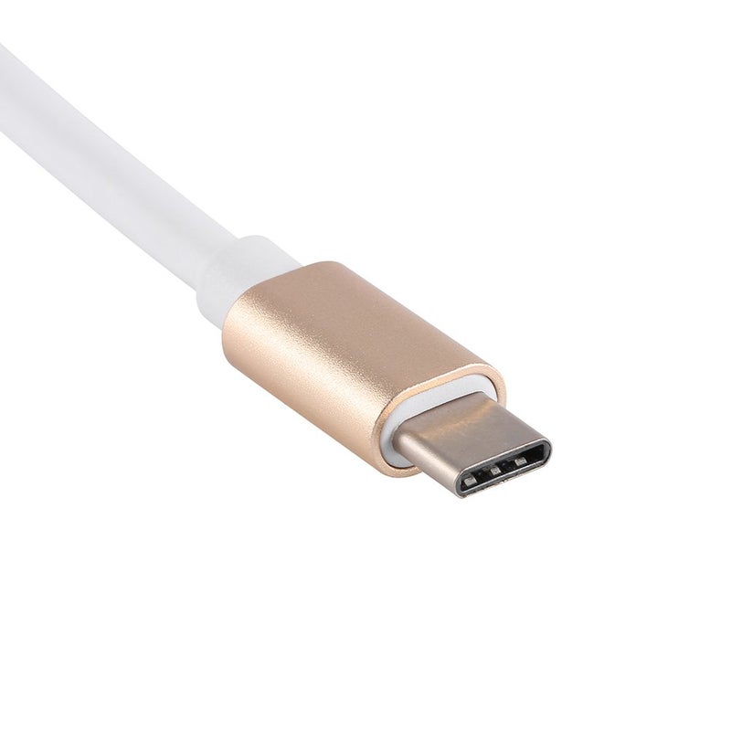 محول USB 3.1 من النوع C إلى VGA، مدمج، تشغيل فوري، للعروض التقديمية، باللون الفضي - Image 3