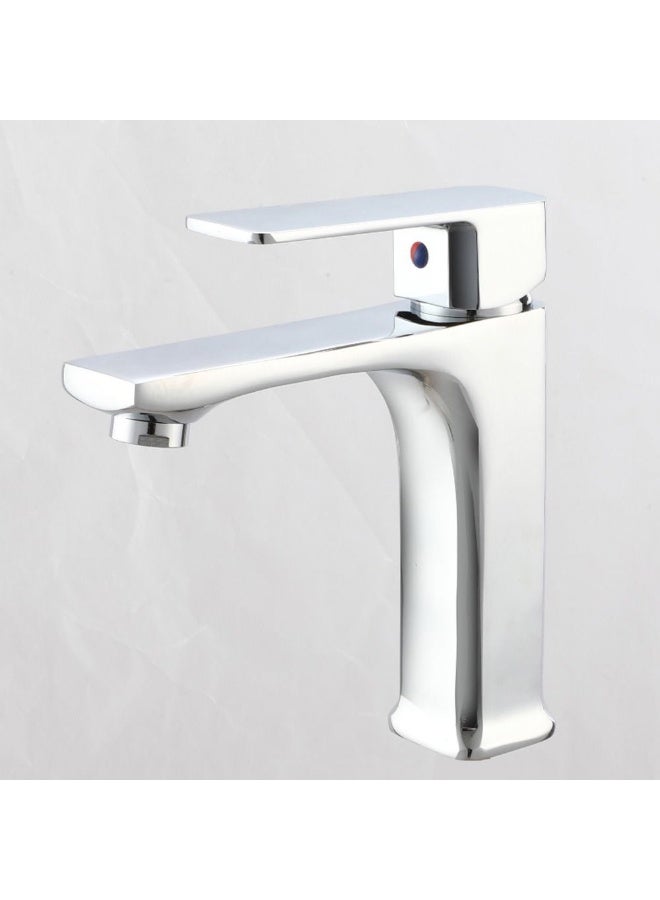 Milano Rocket Basin Mixer with Push Type Waste – Modern Chrome Bathroom Faucet with Durable Brass Body | Easy to Install, Elegant Design for Sink