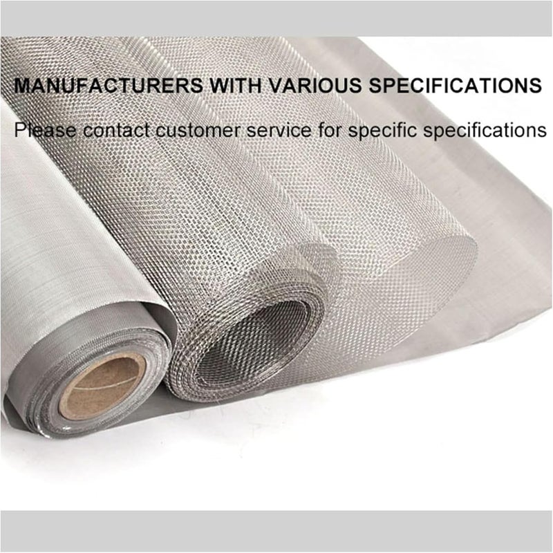 Window Screen Replacement Kit Window Screen Roll Safety Ventilation Mesh for Garden Animal Cage Cabinets Mesh(0.9x1m) - Image 2