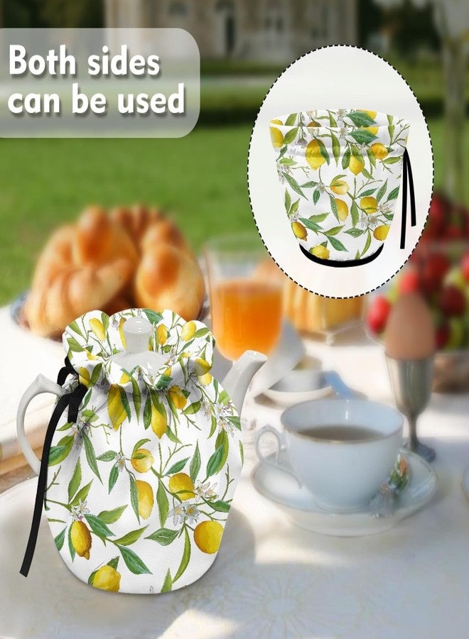Mintulipy Lemon Tea Pot Cosy Dust Proof Insulating Tea Pot Cozies for Teapots Kitchen Accessory Home Table Decorative Breakfast Warmer Teapot Cozies Tea Pot Covers Only - Image 4