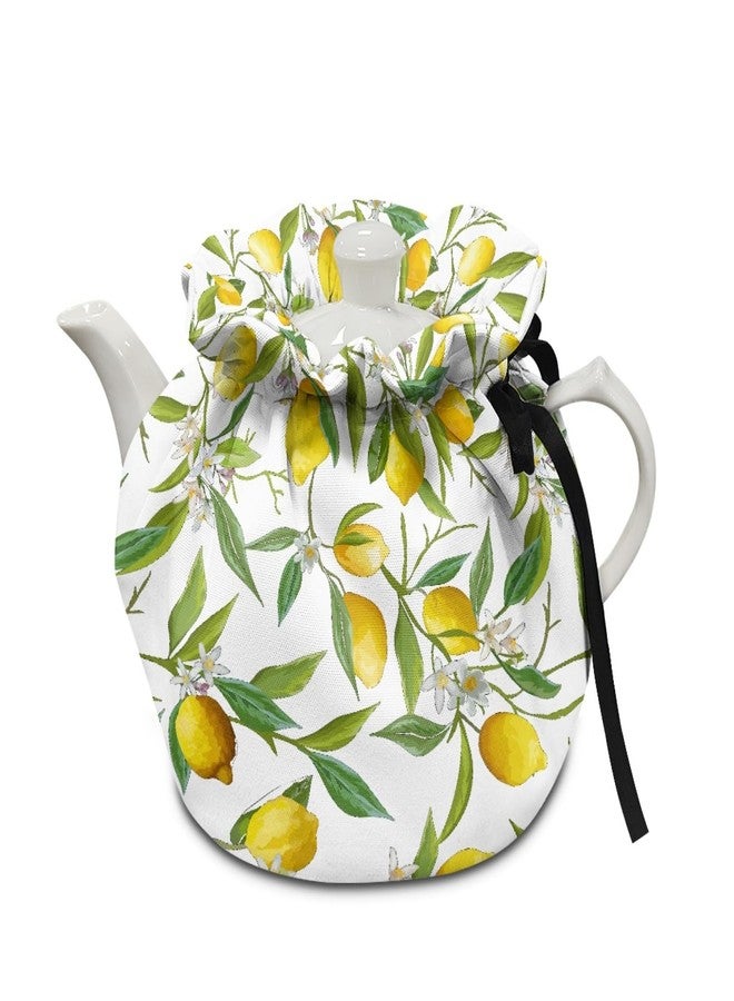 Mintulipy Lemon Tea Pot Cosy Dust Proof Insulating Tea Pot Cozies for Teapots Kitchen Accessory Home Table Decorative Breakfast Warmer Teapot Cozies Tea Pot Covers Only - Image 1