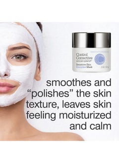 CONTROL CORRECTIVE SKIN CARE SYSTEMS Control Corrective Sensitive Skin Enzyme Mask 2 Oz Increases Hydration And Renews Skin Texture Papaya Enzyme Based Creamy Clay Mask Lightly Exfoliates Softens Calms & Hydrates At The Same Time  - Image 5