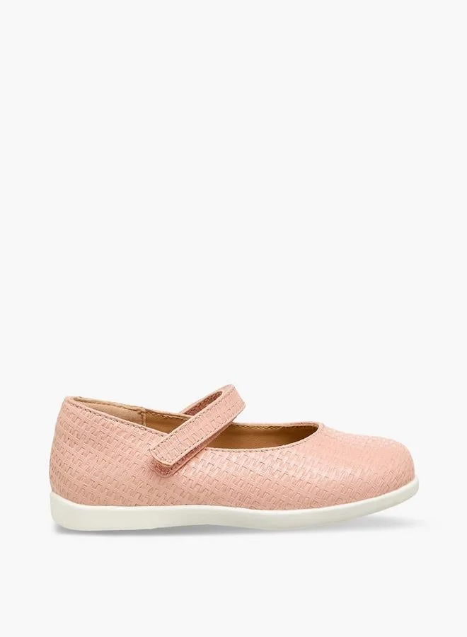 Barefeet Girls Hook & Loop Mary Jane Shoes